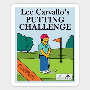 Lee Carvallo's Putting Challenge Magnet